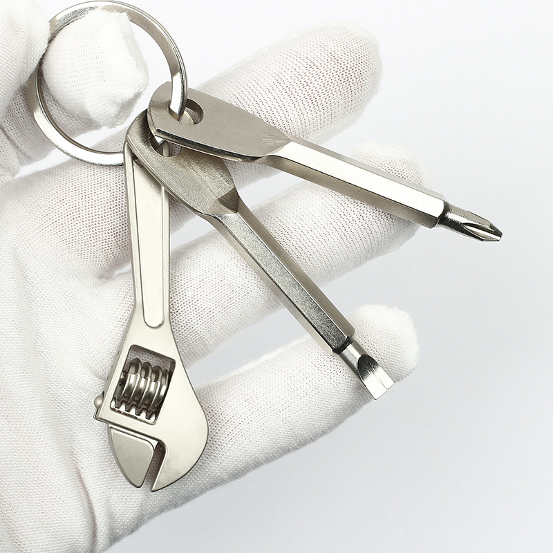 Wholesale Cross-Border Creative and Practical Gadgets Key Chain Cross Screwdriver Key Chain Metal Pendant Event Gifts