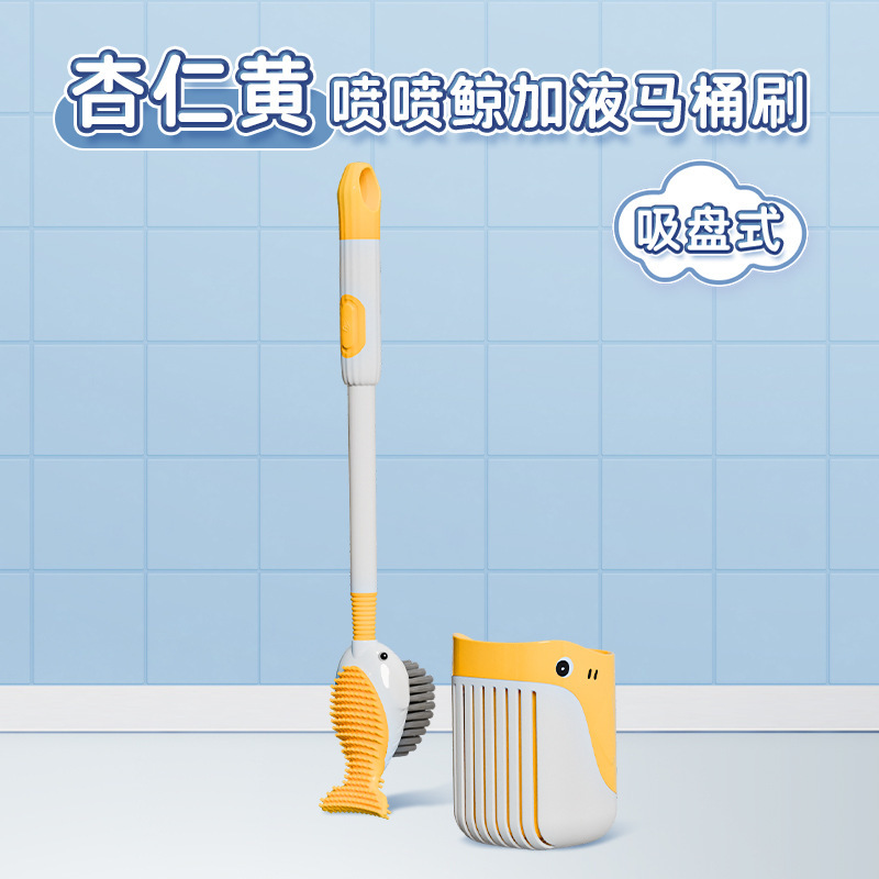 【特許取得済み正規品】スプレーウォールブレス 液体吸盤式トイレブラシ 死角なし シリコン強力洗浄セット|undefined