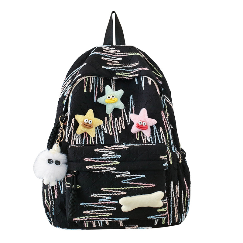 Mochila Escolar para Estudiantes de Nylon, Transpirable, para Escuela image 11