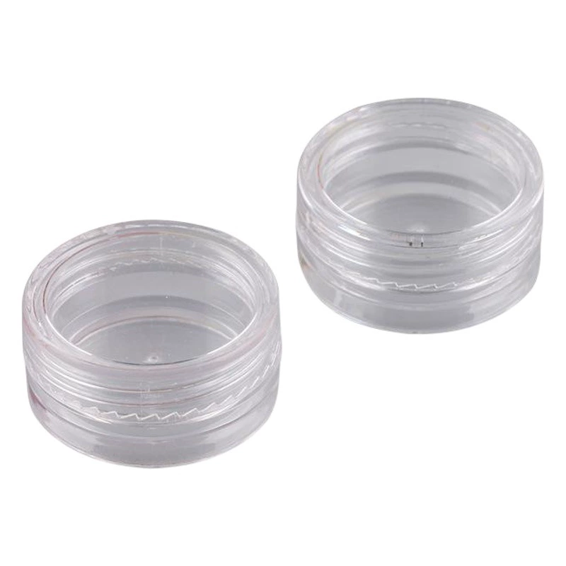Долгосрочная спотовая 3 г круглой бутылки для ногтей для порошковой коробки с луком для бутылок с пластиковой разливочной бутылкой для косметики