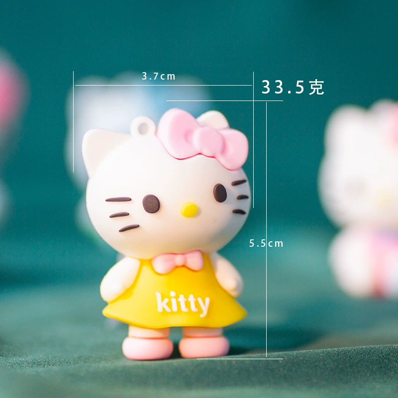 Hello kitty, большой мультяшный трехмерный PVC-кукла, подарок на день рождения