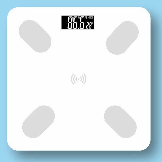 Escala inteligente, escala de salud, escala electrónica, escala doméstica pequeña de alta precisión, escala de carga Bluetooth, escala de grasa corporal al por mayor
