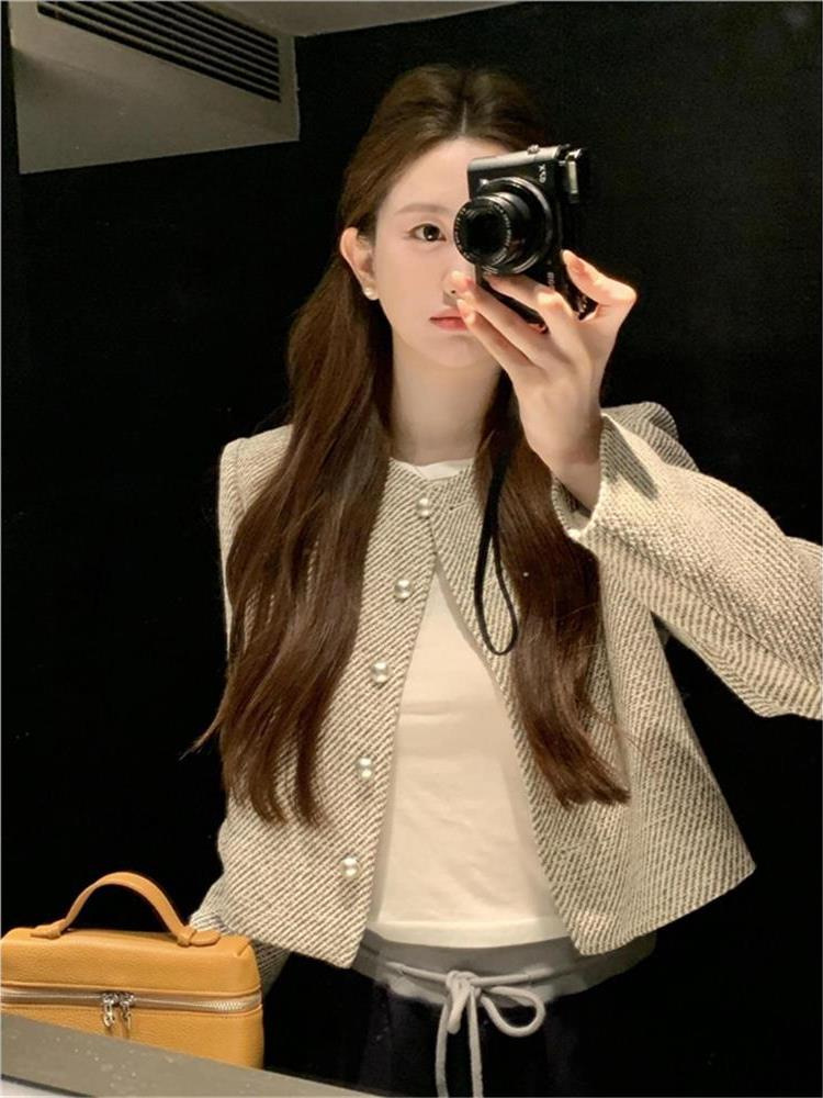 Spring retro short jacket