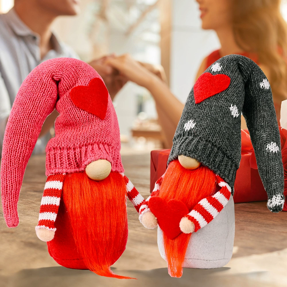 Knitted doll, toy for mother for St. Valentine's Day, (Cross-border trading), new collection, Birthday gift
