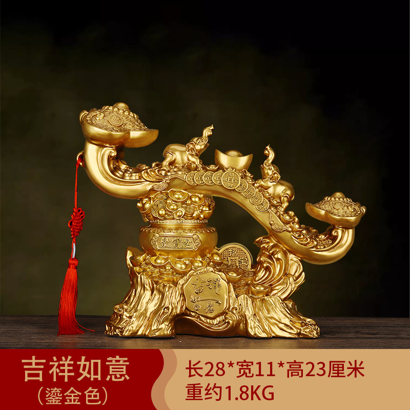 새로운 길조 루이(작은 크기 높이 약 22) 금박