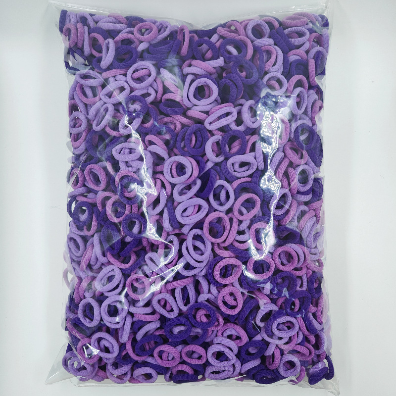 Fábrica directa sin costuras de alta elasticidad cuerda de cabeza para niños anillo de toallas OPP2000 anillo de cabello de cabello para bebés al por mayor