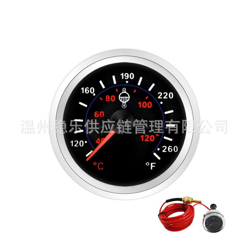 Robust Supply Chain Management Co., Ltd. Universal Mechanical Water Temperature Meter with Wire 5m 40-120 ° C