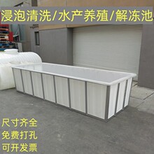 大号水槽牛筋塑料方箱铁架车载水产养殖箱发酵池食品腌制浸泡水池