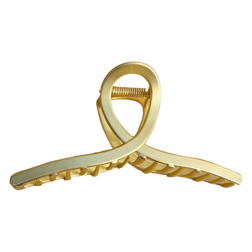 Clip de tiburón de alta calidad de metal elegante horquilla de oreja de trigo updo clip de pelo tocado ins Corea del Sur accesorios para el cabello de gran agarre