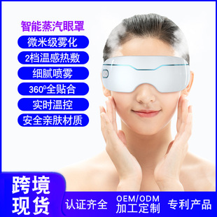 Cross-Border Spot New 3D Steam Eye Mask Hot Compress Cold Compress Eye Fatigue Eye Protection Device Electric Spray Atomization Moisturizing