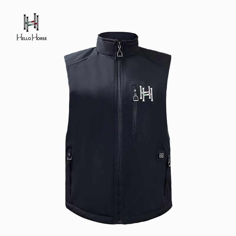 Hello Horse Equestrian Clothing Intelligent Heating Cotton Clothing Charging Heating Vest Temperature Control Cotton Winter Horse Riding Equipment