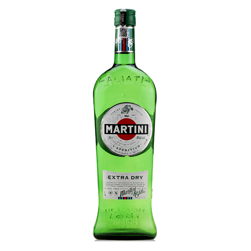 洋酒 马天尼干威末酒 Martini Extra Dry 1000ml苦艾酒