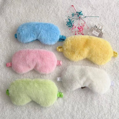 クロスボーダーの新型のぬいぐるみはウサギの毛のかわいい睡眠の遮光のアイマスクの男女の子供の睡眠のアイマスクの現物の卸売りに似せます。