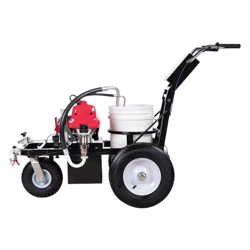 Маленькая машина для маркировки холодным распылением Машина для маркировки парковочных мест Машина для маркировки дорожной Краской Без заусенцев Машина для маркировки ручным нажатием