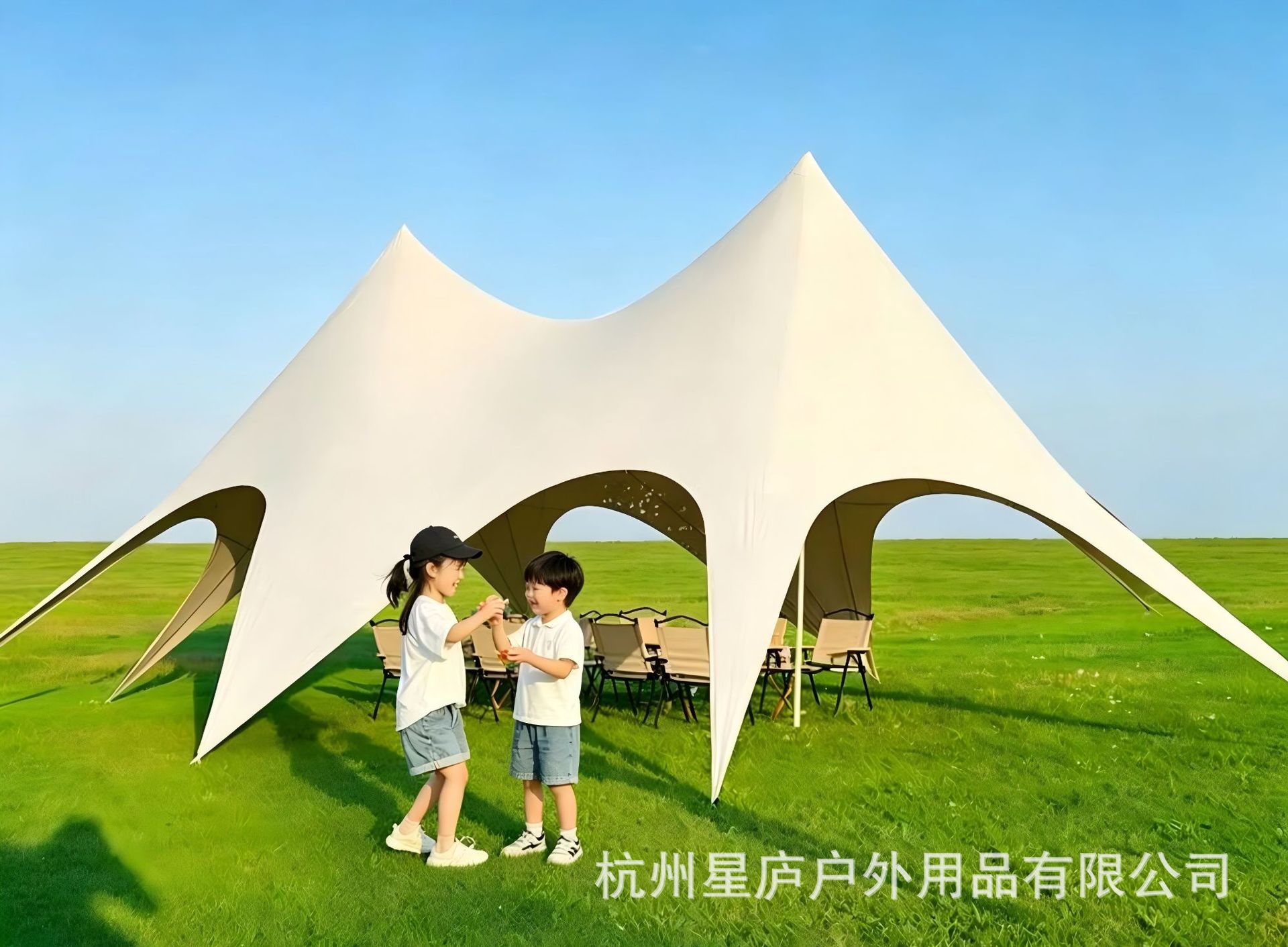 Hump Canopy Outdoor Camping Tent Oversized Camp Wanchong Mountain Sunscreen Rainproof Single Peaks Double Peaks Three Peaks Awning
