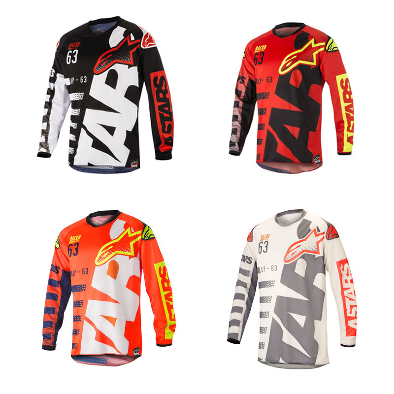 Cross-border downhill Jersey cycling jacket men's long-sleeved mountain bike off-road motorcycle clothing quick-drying clothing sun protection clothing wholesale