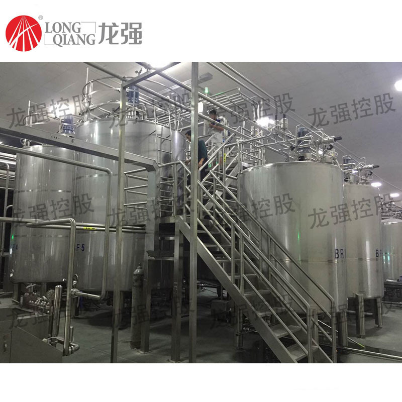 不锈钢材质奶浆生产线设备 奶精加工食品级机械 龙强制造按需加工