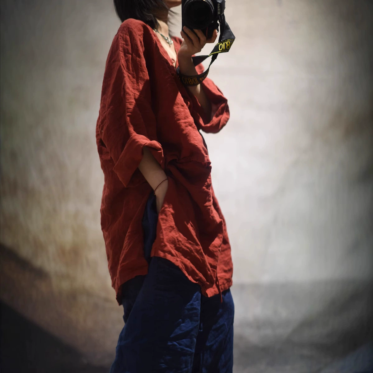 25/4 Sangtian песчаная стирка льняного ретро пуговицы