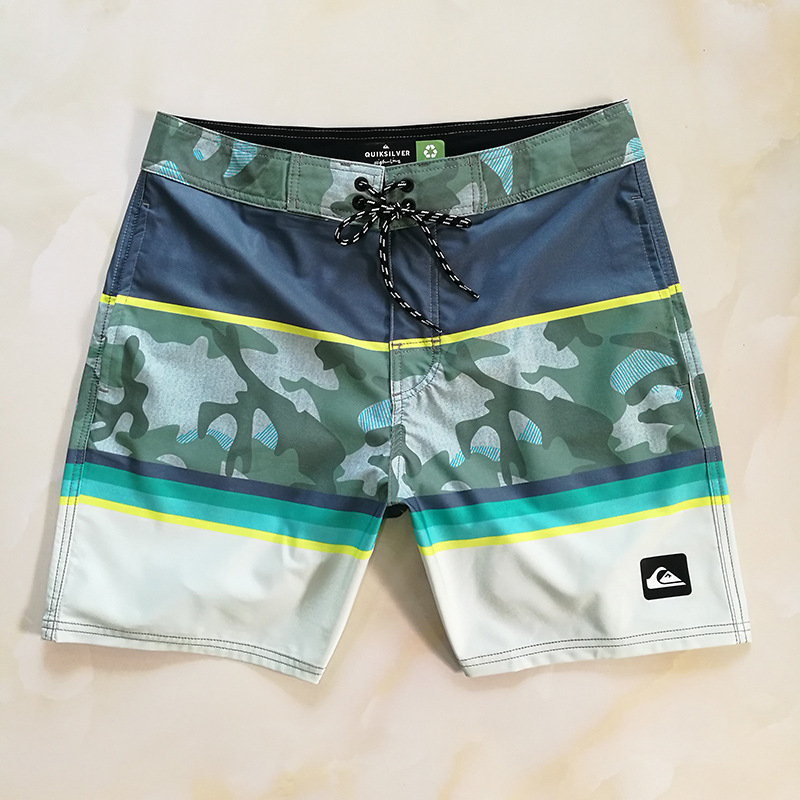New Cross-Border Products: Beach Shorts, Bermuda Shorts, Swim Trunks, Quick-Dry, Stretchy, Loose-Fitting, Surfing Men's Shorts, European and American Style