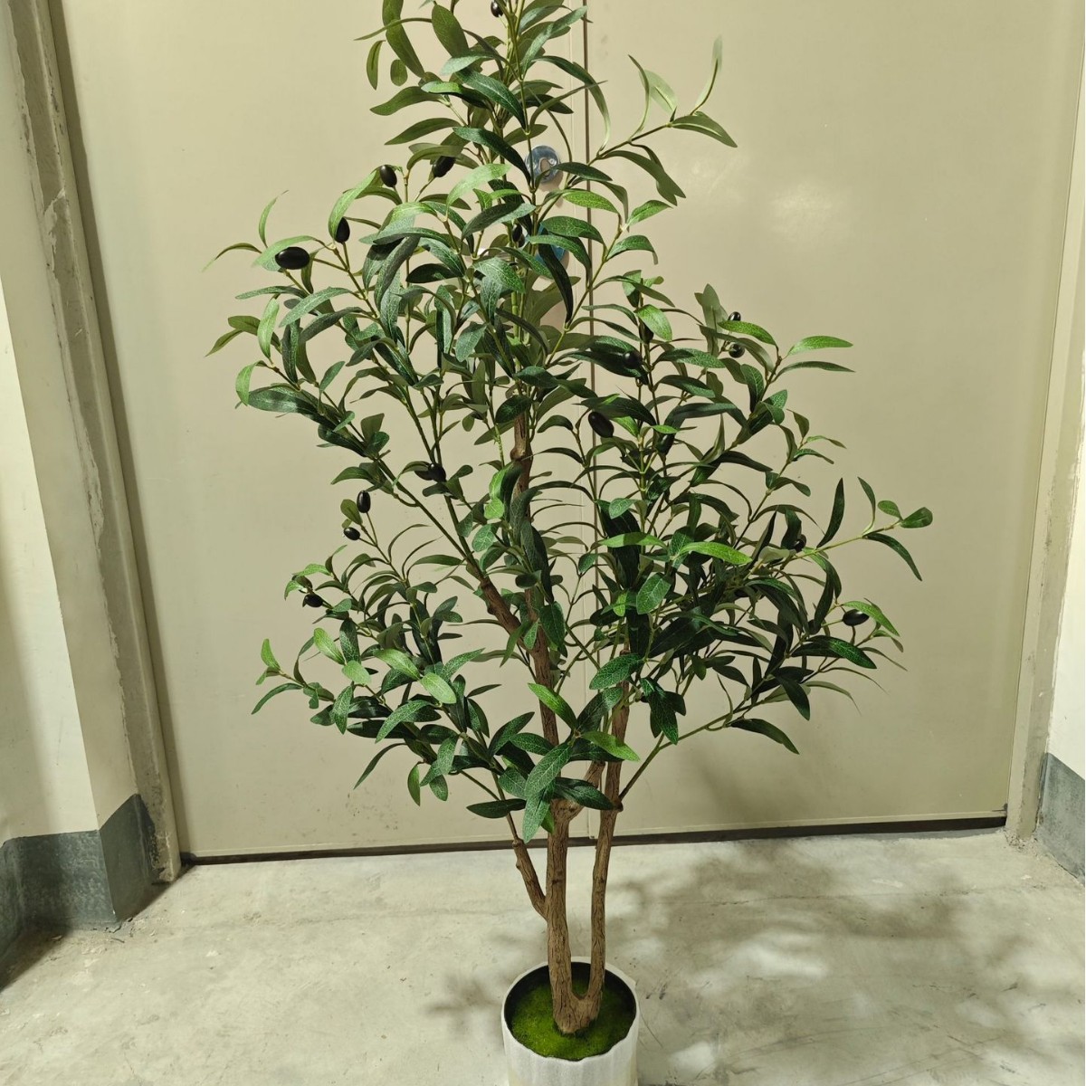 Árbol artificial olivo Estilo nórdico casa piso Planta artificial en maceta árbol artificial interior paisaje artificial bonsai