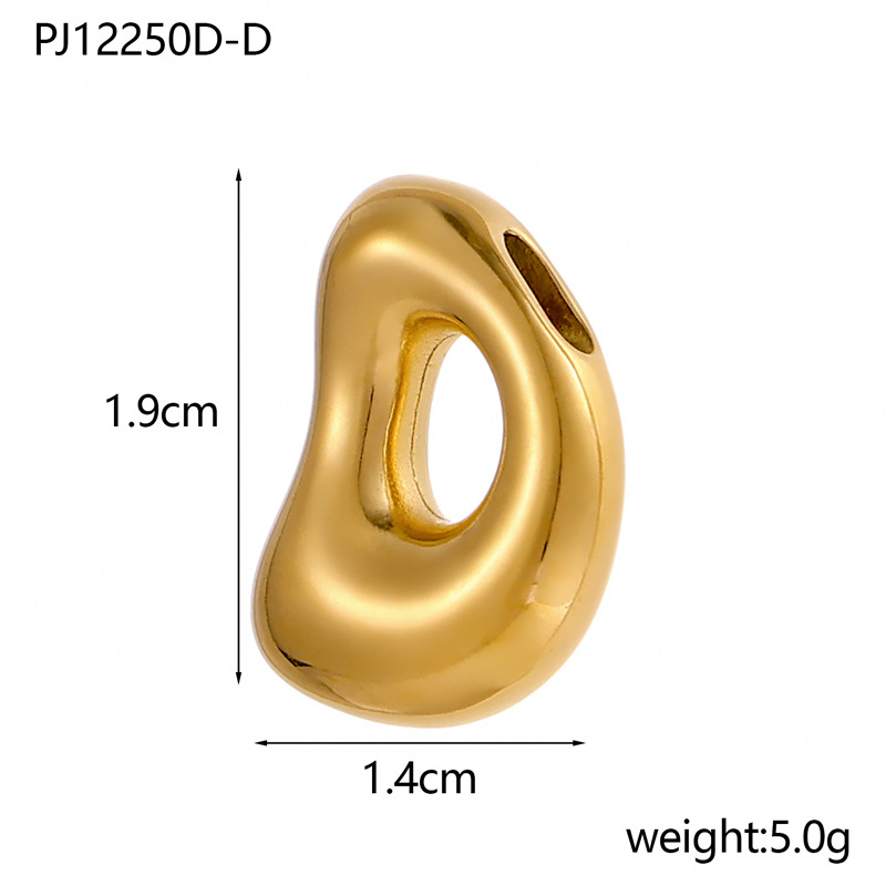 6g Weight Pendant Jewelry Making Type DIY Ornament Accessories Classification 1 Piece Quantity 304 Stainless Steel Material Letter Pattern All Seasons Season Plating Design Classic Style Style 1 Piece 304 Stainless Steel Letter Pendant DIY Ornament Accessories 5