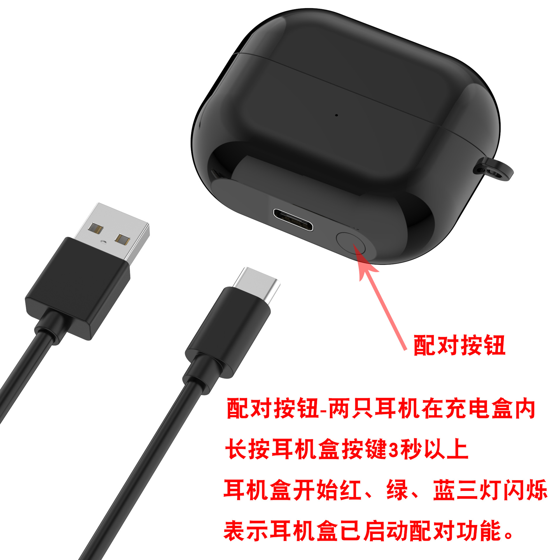 Compatible with Samsung Buds3Pro charging case R630 and Samsung Buds3R530 charging case undefined