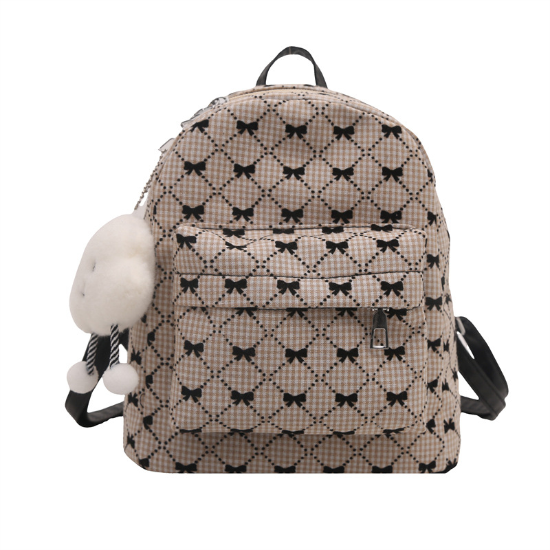 Mochila escolar para mujeres 2024 invierno nuevo estilo versátil este año popular coreano bolsas de viaje bolsas de ocio moda