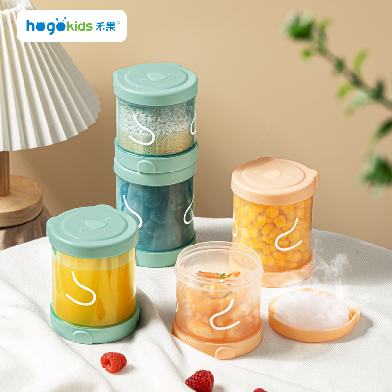 Baby food supplement box children's fruit crisper bowl children's food supplement tool freezer portable ice box food supplement Bowl