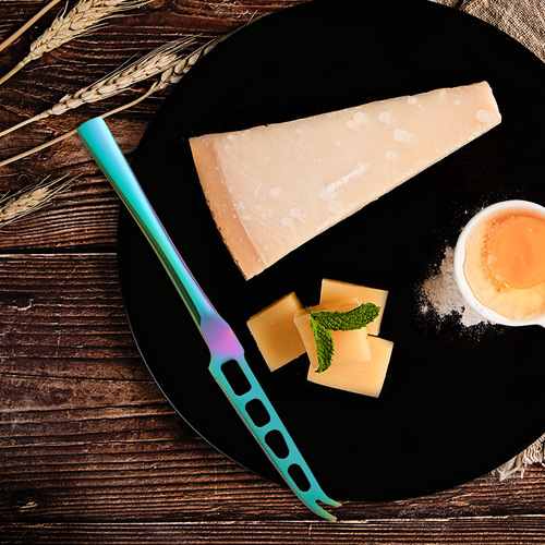Source manufacturer creative stainless steel butter knife cheese knife cross-border western bread jam knife sharpened butter knife