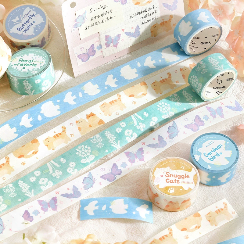 Заметка Jilu для клейкой ленты Washi Spring Ballade серии японская свежая сумочка ручной работы декоративная лента для tying