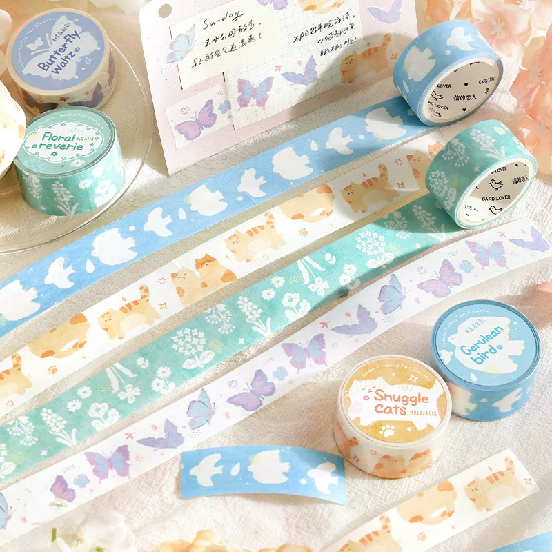 Заметка Jilu для клейкой ленты Washi Spring Ballade серии японская свежая сумочка ручной работы декоративная лента для tying