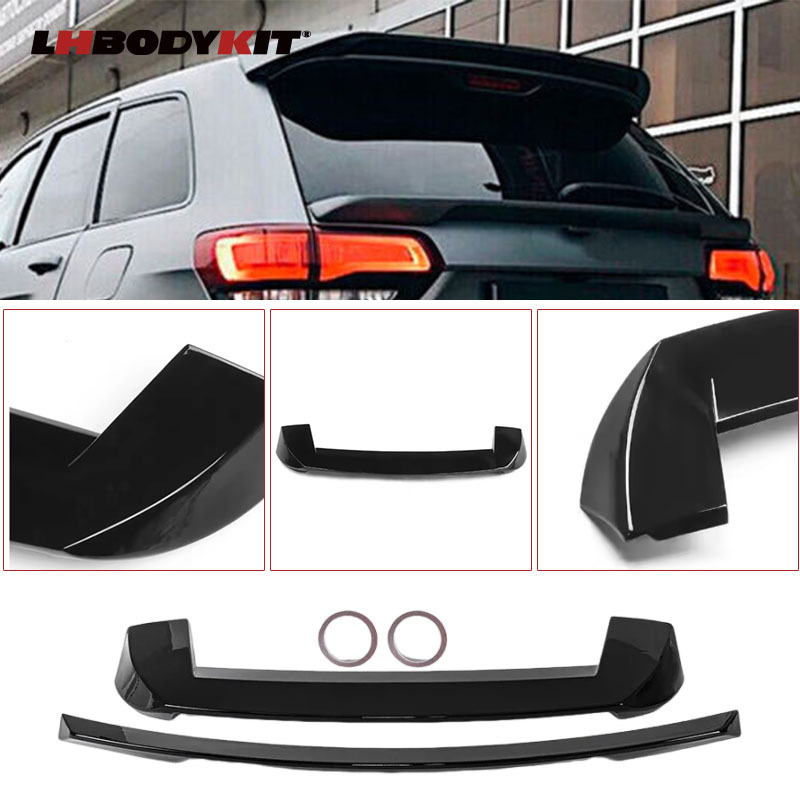 Suitable for 14-20 years Jeep Grand Cherokee middle wing top wing car decoration modification non-perforated tail