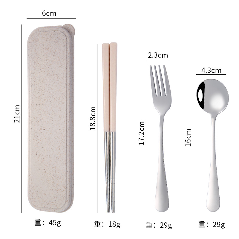 [밀 컬러 젓가락] 3 종 세트