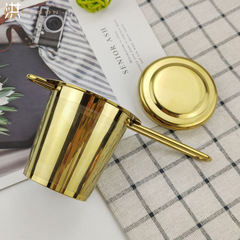 跨境304不鏽鋼茶漏茶葉過濾網金色桶不鏽鋼茶濾功夫茶具金色茶桶