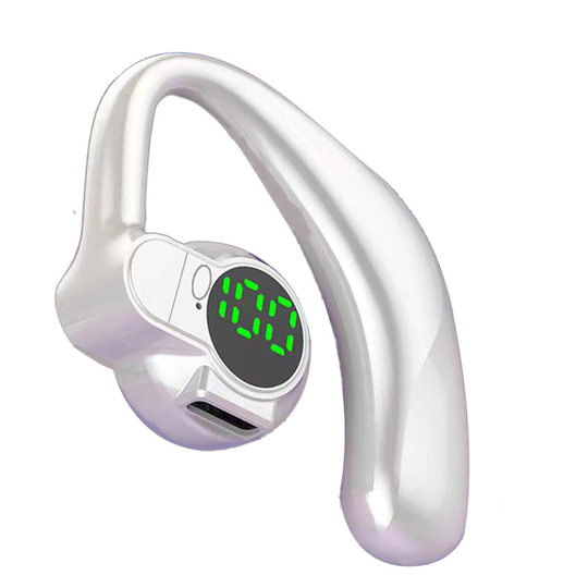 Rotatable left and right can be worn binaural bluetooth headset ear-hanging large sound long endurance mobile phone universal digital display