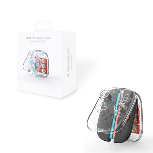 JYS Switch2 left and right small handle PC transparent protective shell NS2 anti-drop anti-dirty hard shell with cassette storage