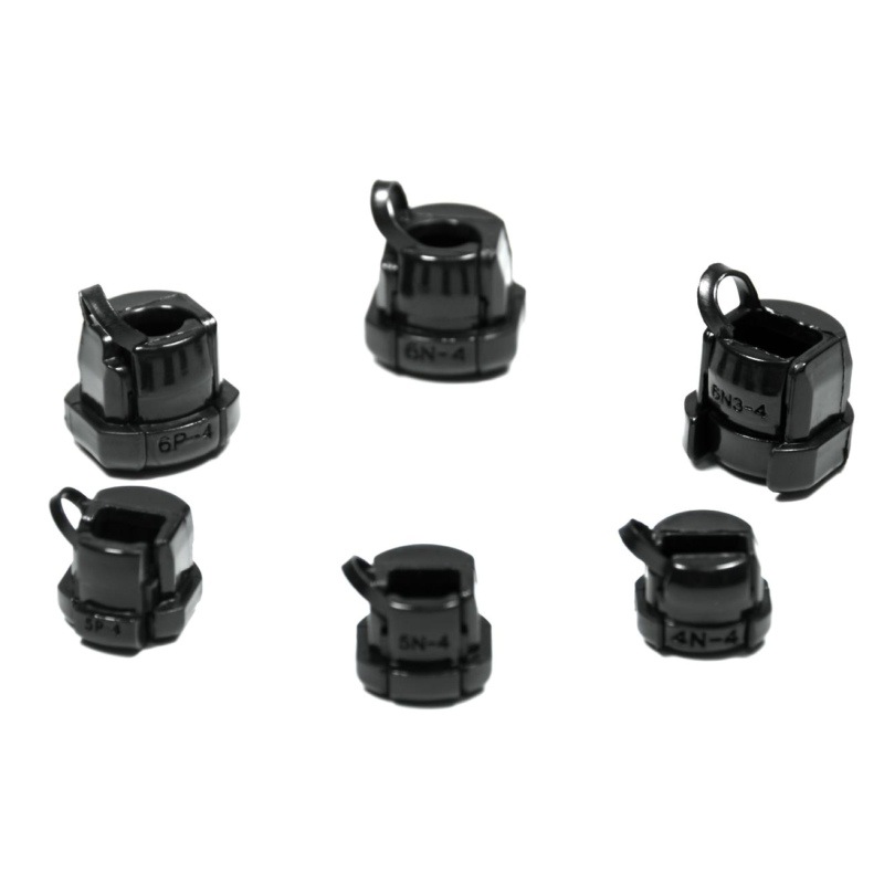 电源线扣6N-4/6P-4线卡扣尼龙线夹黑白现货耐温量大优惠源头厂货