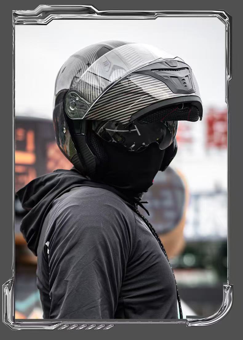 Cross-Border Factory Wholesale Motorcycle Helmets for Men and Women, Open-Face Helmets for All Seasons, Electric Vehicle Off-Road Riding Safety Helmets