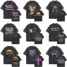 ���羳ŷ�롿Washed Vintage Rock Band Black Sabbath Ozzy Osbo