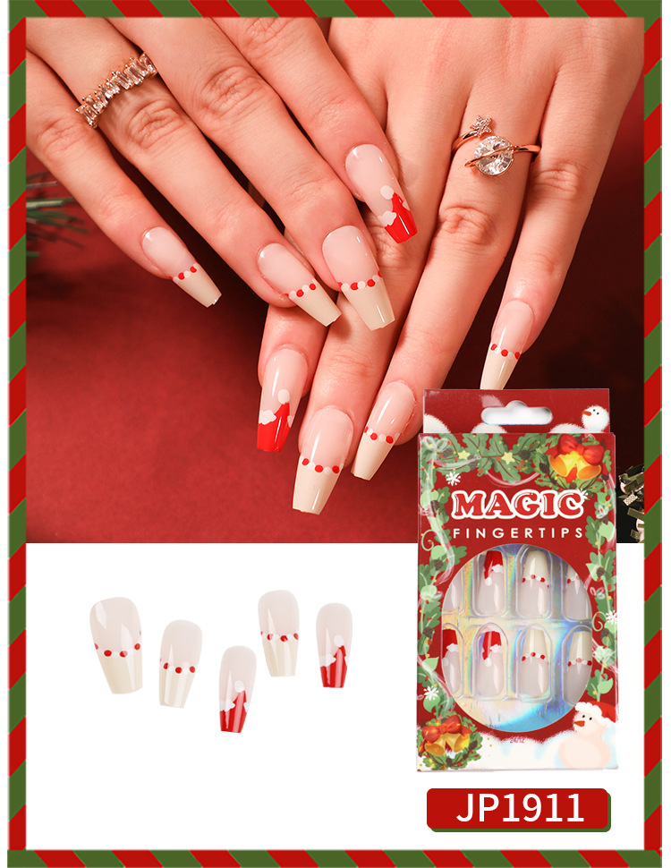 Navidad Lindo Caramelo Nudo De Lazo Alce Resina Parches De Uñas 1 Juego display picture 4