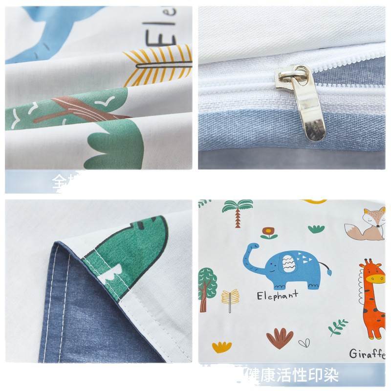 Funda de colchón de algodón puro Funda de edredón Funda de colchón Dormitorio de estudiantes Cama individual 80x200 Funda de colchón de algodón para niños 90x190