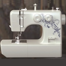 跨境新品2024新款818家用多功能45线型双针迷你缝纫机锁边钉扣眼