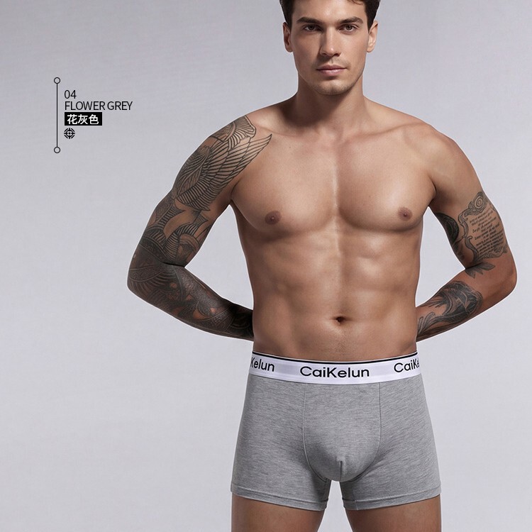 Caikelun Men's Boxer Briefs Summer Breathable Youth Shorts Men's Underwear Gift Box Set