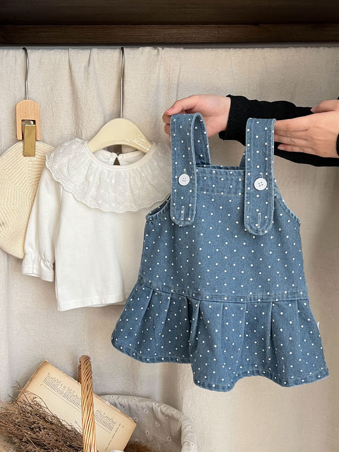 Spring denim dress