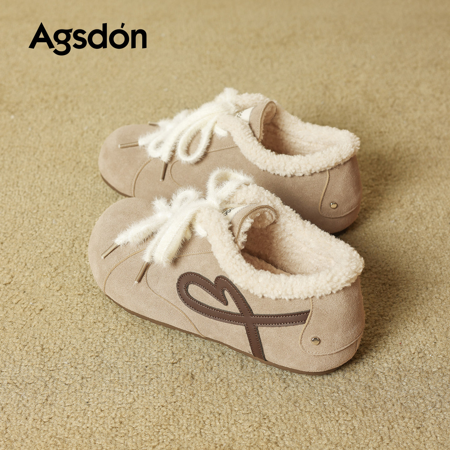 Zapatos de entrenamiento de terciopelo de Deng Liang 2025 nuevo otoño invierno con suela gruesa gigante hermosa zapatos deportivos de algodón casuales zapatos de skate