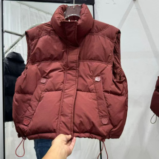 Down Vest for Women 2025 New Autumn and Winter Small Outer Wear White Duck down Korean Style Thickeneded Fashion Jacket
