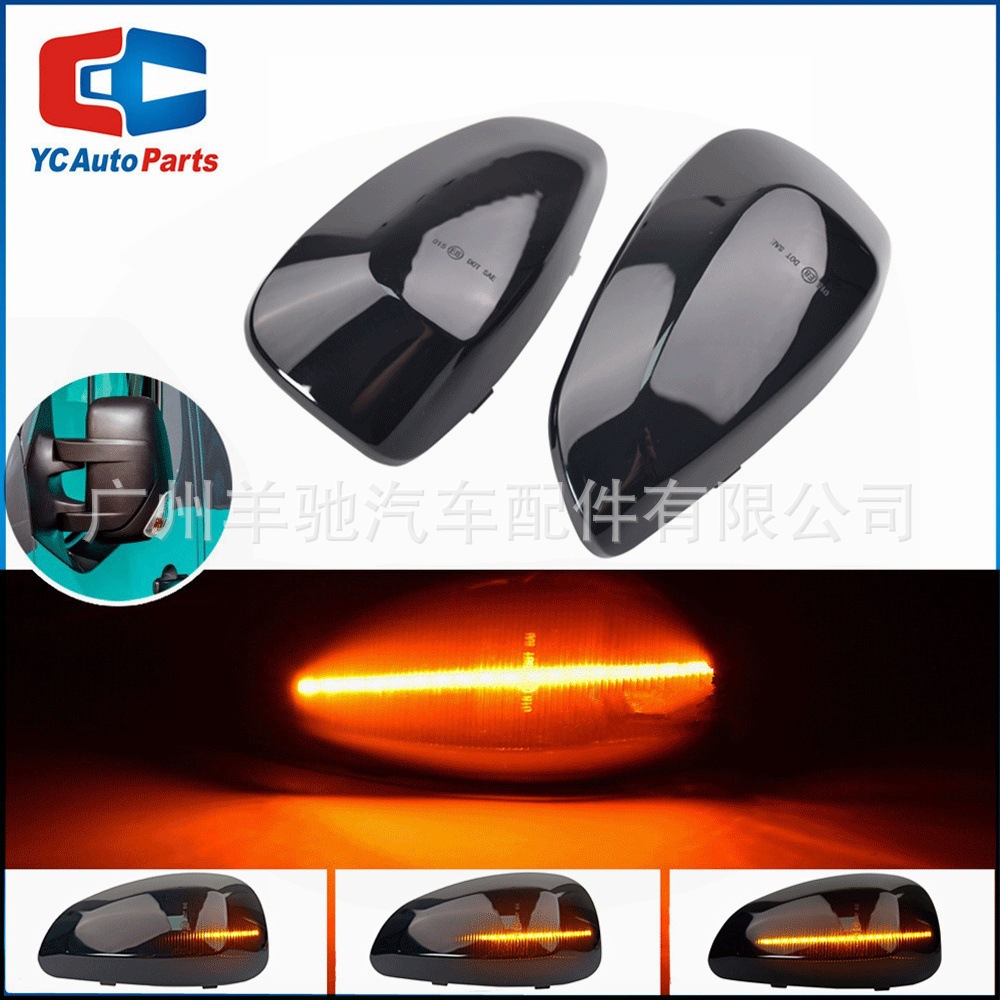 Aplicable a Nissan nv400 / Opel Movano / Renaultmaster espejo retrovisor LED señal de flujo de luz de dirección