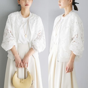 Ready-made Multiplication New Lace Women's Cut Out Out Outwear Versatile Western Style Women's Cardigan Sun Protection Shirt