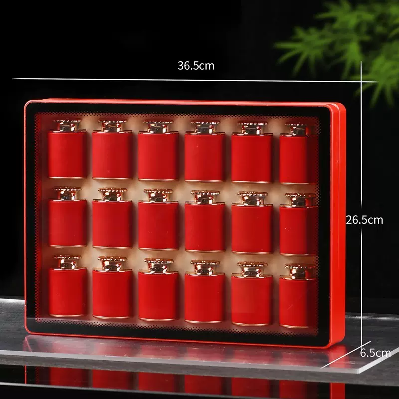 定制2026厂家直销茶叶包装盒小罐茶礼盒空罐18罐装红茶可通用包装