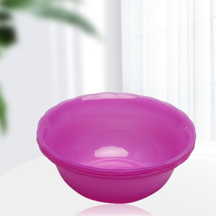 Lace Washbasin New PP Material Transparent Frosted Beauty Washbasin Small Elastic Thickened Beauty Salon Washbasin